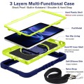 Shockproof Pancerne Etui z Paskiem do Xiaomi Redmi Pad 2 SE 9.7 2026 granatowo-zielone