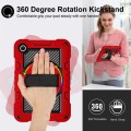 Shockproof Pancerne Etui z Paskiem do Xiaomi Redmi Pad 2 SE 9.7 2026 czerwone