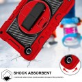 Shockproof Pancerne Etui z Paskiem do Xiaomi Redmi Pad 2 SE 9.7 2026 czerwone