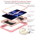 Shockproof Pancerne Etui z Paskiem do Xiaomi Redmi Pad 2 SE 9.7 2026 różowe jasne