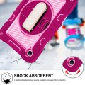 Shockproof Pancerne Etui z Paskiem do Xiaomi Redmi Pad 2 SE 9.7 2026 różowe fuksja