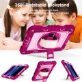 Shockproof Pancerne Etui z Paskiem do Xiaomi Redmi Pad 2 SE 9.7 2026 różowe fuksja