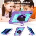 Shockproof Pancerne Etui z Paskiem do Xiaomi Redmi Pad 2 SE 9.7 2026 fioletowe