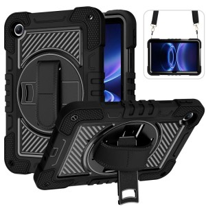Shockproof Pancerne Etui z Paskiem do Xiaomi Redmi Pad 2 SE 9.7 2026 czarne