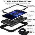 Shockproof Pancerne Etui z Paskiem do Xiaomi Redmi Pad 2 SE 9.7 2026 czarne