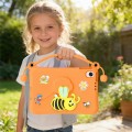 Mocne Etui EVA dla dzieci do Xiaomi Redmi Pad 2 SE 9.7 2026 pomarańczowe