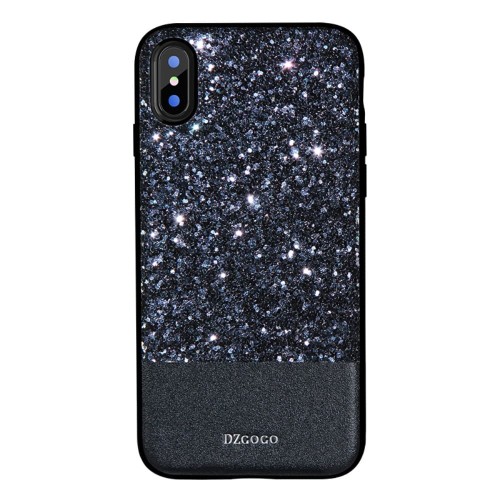 Eleganckie błyszczące etui do iPhone 8 czarne