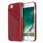 Skórzane Etui PIERRE CARDIN iPhone 8 czerwone