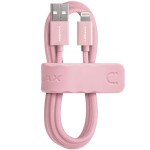 MOMAX Elite Lightning MFi kabel USB  8pin do iPhone iPad iPod - różowy
