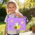 Mocne Etui EVA dla dzieci do Xiaomi Redmi Pad 2 SE 9.7 2026 fioletowe