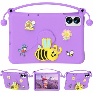 Mocne Etui EVA dla dzieci do Xiaomi Redmi Pad 2 Pro fioletowe
