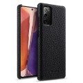 MELKCO Skórzane Etui Obudowa Plecki do Samsung Galaxy Note 20 czarne