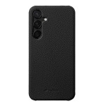 MELKCO Skórzane Etui Obudowa Plecki do Samsung Galaxy S25+ czarne