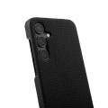 MELKCO Skórzane Etui Obudowa Plecki do Samsung Galaxy S25+ czarne