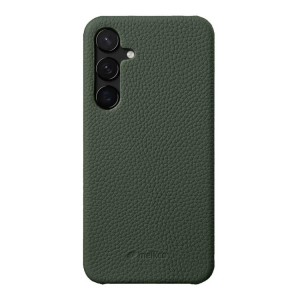 MELKCO Skórzane Etui Obudowa Plecki do Samsung Galaxy S24+ zielone