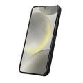 MELKCO Skórzane Etui Obudowa Plecki do Samsung Galaxy S24+ fioletowe