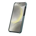MELKCO Skórzane Etui Obudowa Plecki do Samsung Galaxy S24+ niebieskie