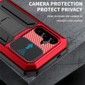 R-JUST Pancerne Etui Antywstrząsowe do Samsung Galaxy S25+ czerwone