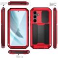 R-JUST Pancerne Etui Antywstrząsowe do Samsung Galaxy S25+ czerwone