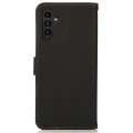 Skórzane Etui Pokrowiec KHAZNEH FRID do Samsung Galaxy S24+ 5G czarne