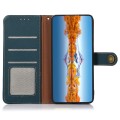 Skórzane Etui Pokrowiec KHAZNEH FRID do Samsung Galaxy S25+ 5G zielone