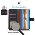 Skórzane Etui Pokrowiec KHAZNEH FRID do Samsung Galaxy S25+ 5G czarne