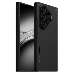 Magnetyczne Etui AULUMU Aramid Fiber do Samsung Galaxy Z Fold8 Ultra czarne