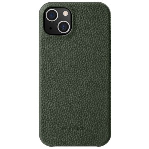 MELKCO Skórzane Etui Obudowa Plecki do iPhone 13 mini zielone
