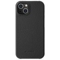 MELKCO Skórzane Etui Obudowa Plecki do iPhone 13 mini czarne
