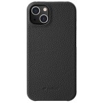 MELKCO Skórzane Etui Obudowa Plecki do iPhone 13 mini czarne