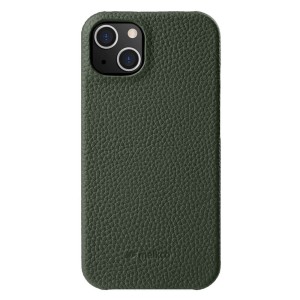 MELKCO Skórzane Etui Obudowa Plecki do iPhone 15 Plus zielone
