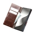 QIALINO Eleganckie Skórzane Etui do Samsung Galaxy Z Fold8 Ultra brązowe