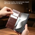 QIALINO Eleganckie Skórzane Etui do Samsung Galaxy Z Fold8 Ultra brązowe