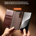 QIALINO Eleganckie Skórzane Etui do Samsung Galaxy Z Fold8 Ultra brązowe