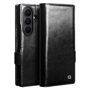 QIALINO Eleganckie Skórzane Etui do Samsung Galaxy Z Fold8 Ultra czarne