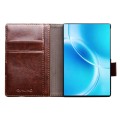 QIALINO Eleganckie Skórzane Etui do Samsung Galaxy Z Fold8 brązowe