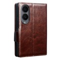 QIALINO Eleganckie Skórzane Etui do Samsung Galaxy Z Fold8 brązowe
