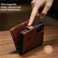 QIALINO Eleganckie Skórzane Etui do Samsung Galaxy Z Fold8 brązowe