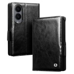 QIALINO Eleganckie Skórzane Etui do Samsung Galaxy Z Fold8 czarne