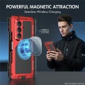 Mocne Pancerne Etui Antywstrząsowe do Samsung Galaxy Z Fold8 Ultra czerwone