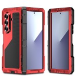 Mocne Pancerne Etui Antywstrząsowe do Samsung Galaxy Z Fold7 czerwone