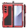 Mocne Pancerne Etui Antywstrząsowe do Samsung Galaxy Z Fold7 czerwone