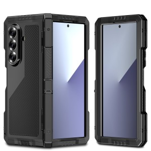 Mocne Pancerne Etui Antywstrząsowe do Samsung Galaxy Z Fold7 czarne