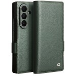 QIALINO Eleganckie Skórzane Etui do Samsung Galaxy Z Fold8 Ultra zielone
