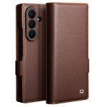 QIALINO Eleganckie Skórzane Etui do Samsung Galaxy Z Fold8 Ultra brązowe