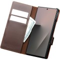 QIALINO Eleganckie Skórzane Etui do Samsung Galaxy Z Fold8 Ultra brązowe