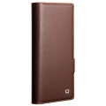 QIALINO Eleganckie Skórzane Etui do Samsung Galaxy Z Fold8 Ultra brązowe