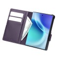 QIALINO Eleganckie Skórzane Etui do Samsung Galaxy Z Fold8 fioletowe