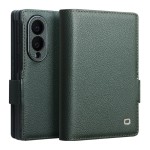 QIALINO Eleganckie Skórzane Etui do Samsung Galaxy Z Fold8 zielone