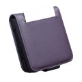 QIALINO Eleganckie Skórzane Etui do Samsung Galaxy Z Flip8 fioletowe